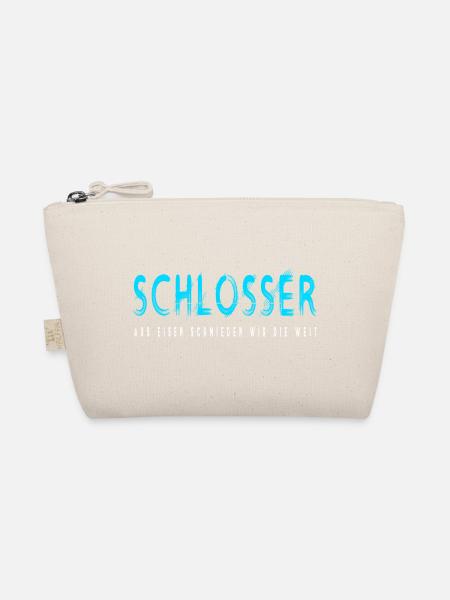 Schlosser Handwerker Design - Bio-Täschchen - Natur