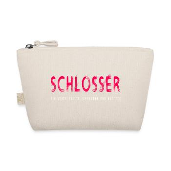 Schlosser Handwerker Design - Bio-Täschchen - Natur - Vorne