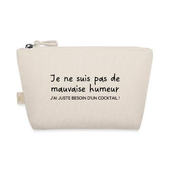 Juste besoin d'un cocktail | Idée cadeau - Trousse biologique - nature - Devant