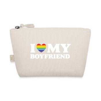 J’aime mon petit ami - LGBTQ - Trousse biologique - nature - Devant