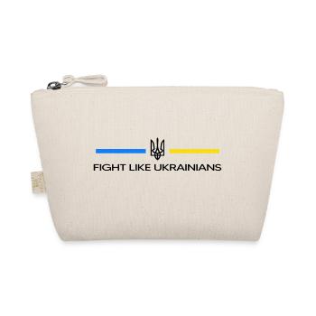 UKRAINE-fight support Zelenskyj PRO-ukraine - Organic Pouch - nature - Front