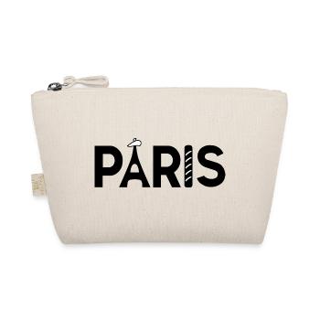 Design Paris baguette bérêt - Trousse biologique - nature - Devant