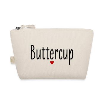 Valentinstag, Spitzname, Buttercup, Herz, Liebe - Bio-Täschchen - Natur - Vorne