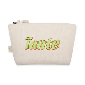 Kosename Tante 3DStyle - Bio-Täschchen - Natur - Vorne