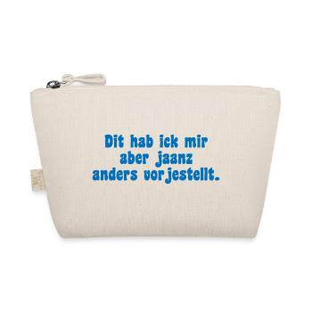 Berliner Icke Spruch - Bio-Täschchen - Natur - Vorne
