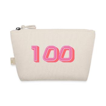 100. 100 ANS. 100e ANNIVERSAIRE. ANNIVERSAIRE 100 - Trousse biologique - nature - Devant