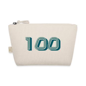 100. 100 ANS. 100e ANNIVERSAIRE. ANNIVERSAIRE 100 - Trousse biologique - nature - Devant