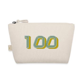 100. 100 JAHRE. 100-JÄHRIGES JUBILÄUM. GEBURTSTAG 100 - Bio-Täschchen - Natur - Vorne