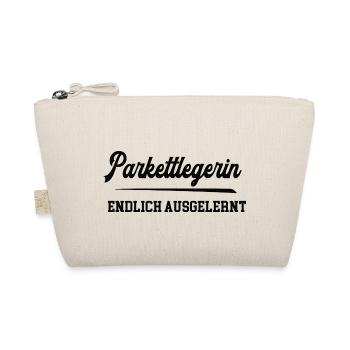 Parkettlegerin Ausbildung Bestanden Azubi Lehre - Bio-Täschchen - Natur - Vorne