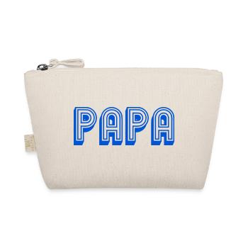 FROHER VATERTAG. PAPA. VATERTAG - Bio-Täschchen - Natur - Vorne