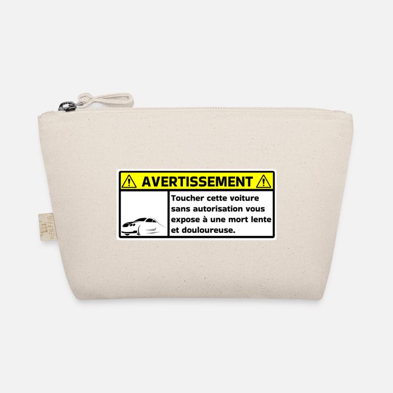 Warning Organic Pouch