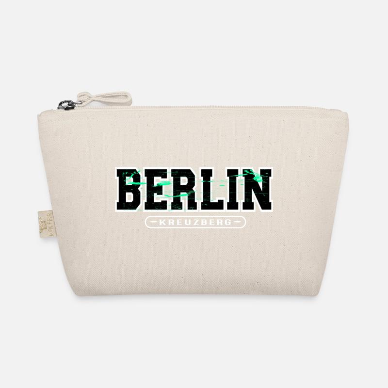 Berlin Kreuzberg Neon Grunge - Bio-Täschchen - Natur