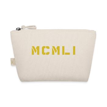 Roman numeral year of birth Made in 1951 - Organic Pouch - nature - Front