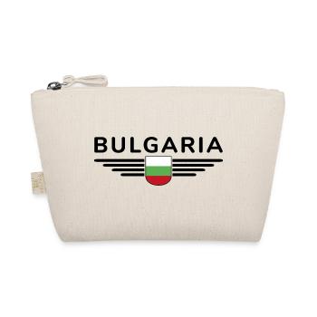 Bulgaria Design – Love for Culture - Organic Pouch - nature - Front