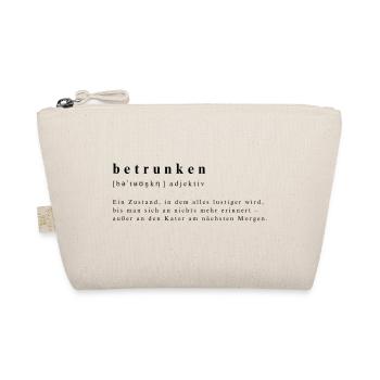 Betrunken, Adjektiv. - Bio-Täschchen - Natur - Vorne