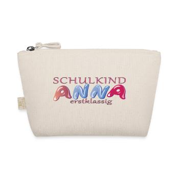 Schulkind Anna Schule - Bio-Täschchen - Natur - Vorne