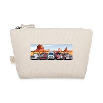 Truckers on the highway - Organic Pouch - nature - Front