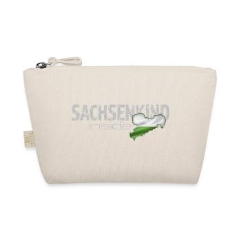 Sachsenkind inside - Sachsen - Bio-Täschchen - Natur - Vorne