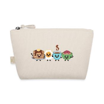 Cute Food & Beverage Breakfast Pattern - Organic Pouch - nature - Front