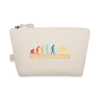 Motocross Evolution Silhouette Design - Bio-Täschchen - Natur - Vorne