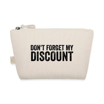 Don't forget my discount for older mens - Organic Pouch - nature - Front