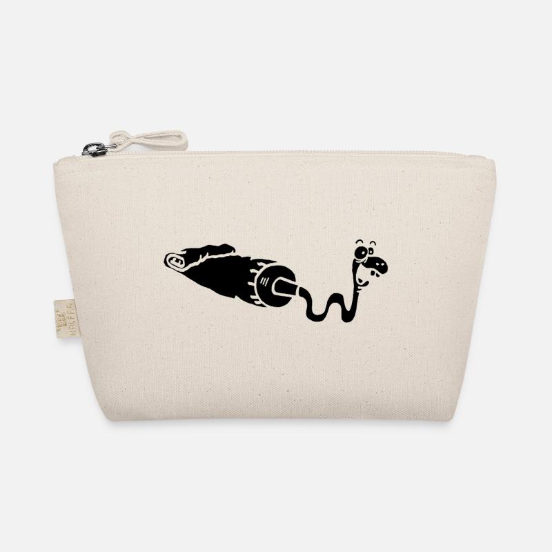 Gouache oder schwarze Schlange? Bio-Täschchen