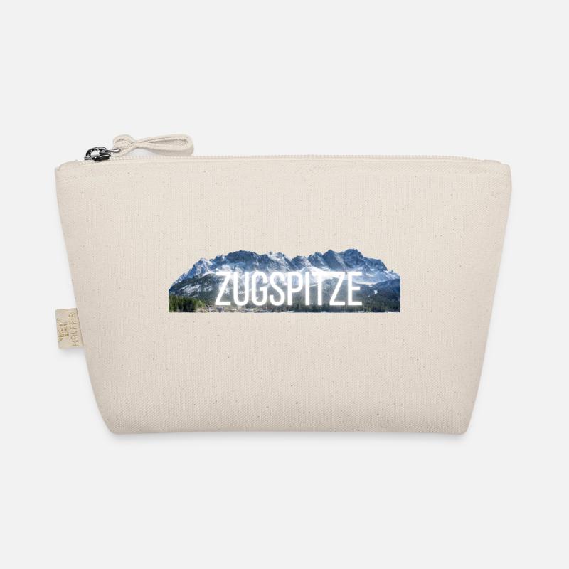 Zugspitze - Design with lettering & mountain shilouette Organic Pouch