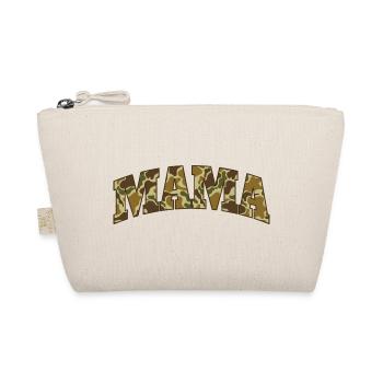 Mama Hunting Camo Outdoor Adventure Life - Organic Pouch - nature - Front