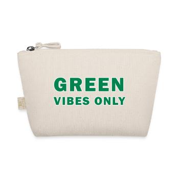 Nur grüne Vibes - Bio-Täschchen - Natur - Vorne