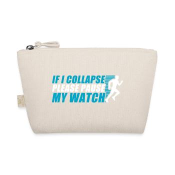 If I collapse funny running jogging runner - Organic Pouch - nature - Front
