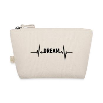 Dream Heartbeat – Inspirational Design - Organic Pouch - nature - Front
