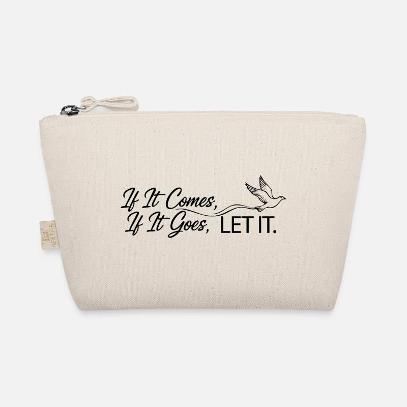 Let It – Chemise Retro Typography Citation Arquée Trousse biologique