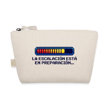 Eskalations Shirt Nerd Geek Español - Bio-Täschchen - Natur - Vorne