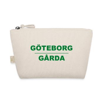 Göteborg Gårda – Grün-schwarzes Design - Bio-Täschchen - Natur - Vorne