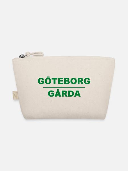 Göteborg Gårda – Design vert-noir - Trousse biologique - nature - Devant