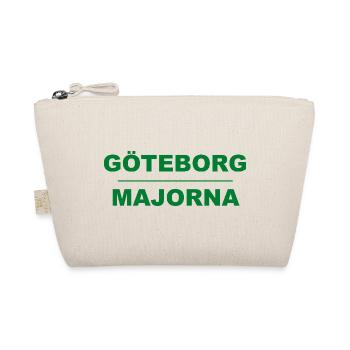 Göteborg Majorna – Grün-schwarzes Design - Bio-Täschchen - Natur - Vorne