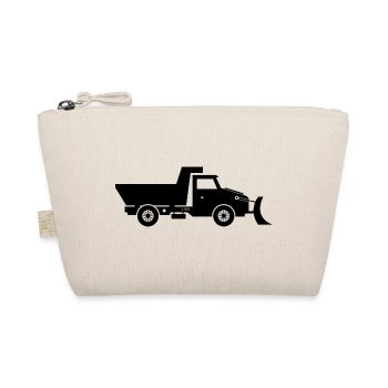 Snow plow truck - Organic Pouch - nature - Front