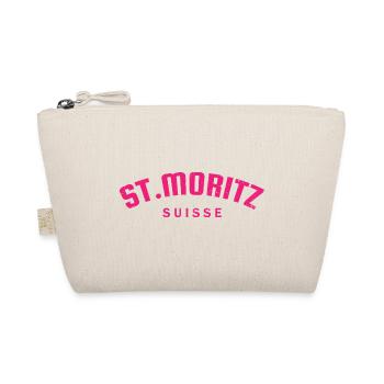 St. Moritz - Suisse - Switzerland - Swiss - Organic Pouch - nature - Front