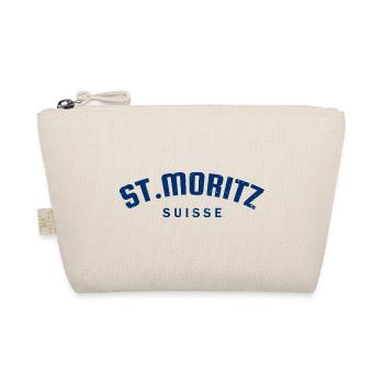 St. Moritz - Suisse - Switzerland - Swiss - Organic Pouch - nature - Front