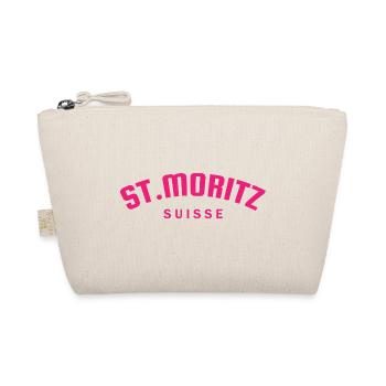 St. Moritz - Suisse - Switzerland - Swiss - Organic Pouch - nature - Front