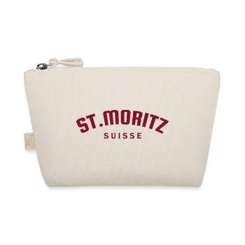 St. Moritz - Suisse - Switzerland - Swiss - Organic Pouch - nature - Front