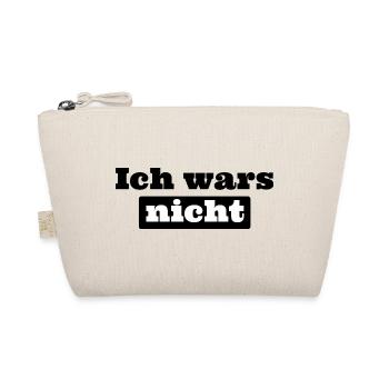 Ich wars nicht - Bio-Täschchen - Natur - Vorne