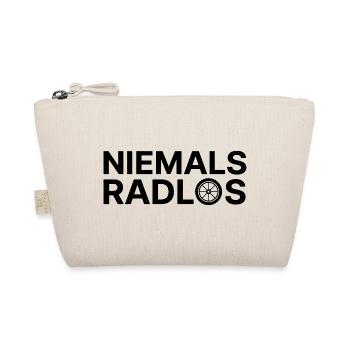 Niemals Radlos - Bio-Täschchen - Natur - Vorne