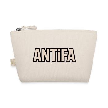 Antifa - Antifascist Merch - Bio-Täschchen - Natur - Vorne