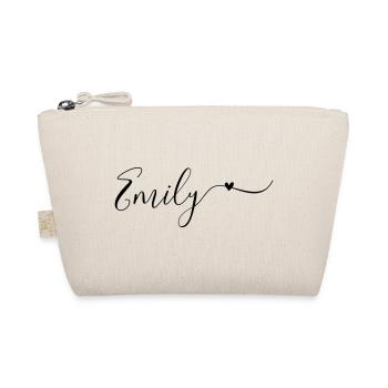 Prénom Emily Prénom décoratif - Trousse biologique - nature - Devant