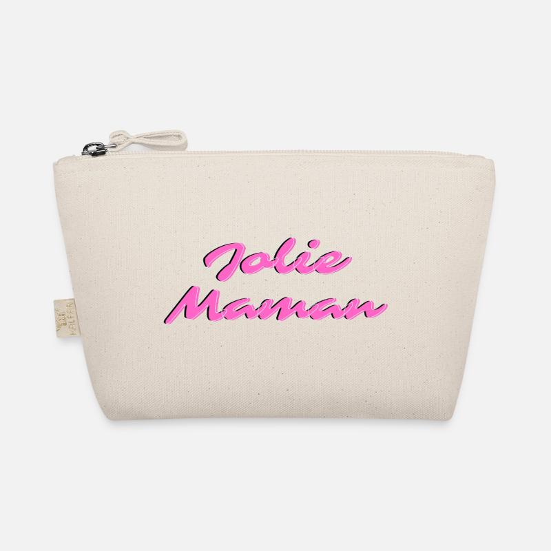 Hübsche neonrosa Mama Bio-Täschchen