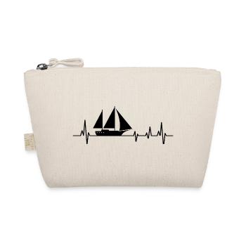 battement de coeur voile voilier sailboat  - Trousse biologique - nature - Devant