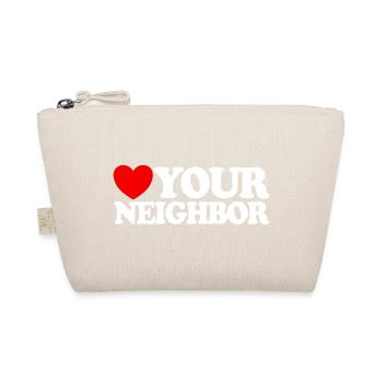 Charity – Christian Faith – Jesus - Organic Pouch - nature - Front