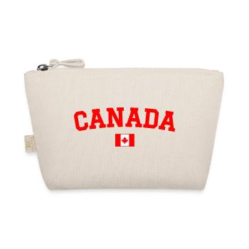 Drapeau du Canada Rouge - Trousse biologique - nature - Devant