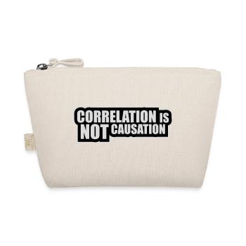 Correlation Is Not Causation Nerd Wissenschaft - Bio-Täschchen - Natur - Vorne